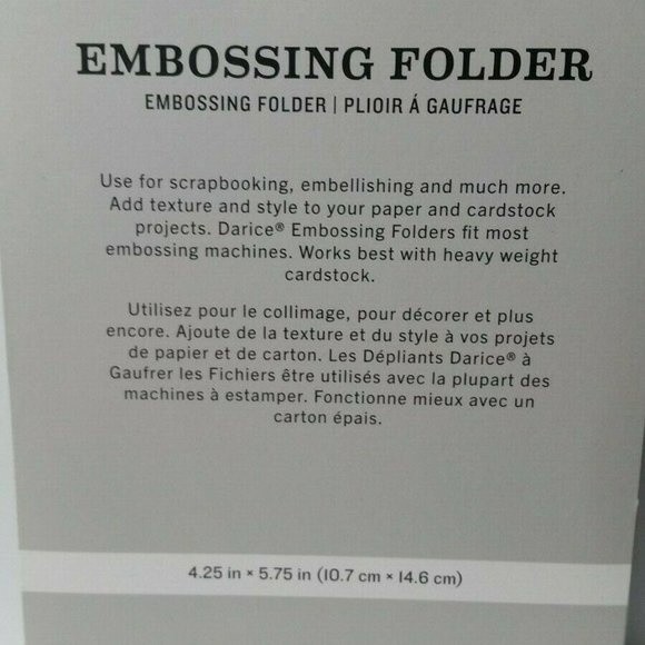 Darice Embossing Folder Citrus Border Scrapbook Paper Crafts Card Making - Picture 4 of 6